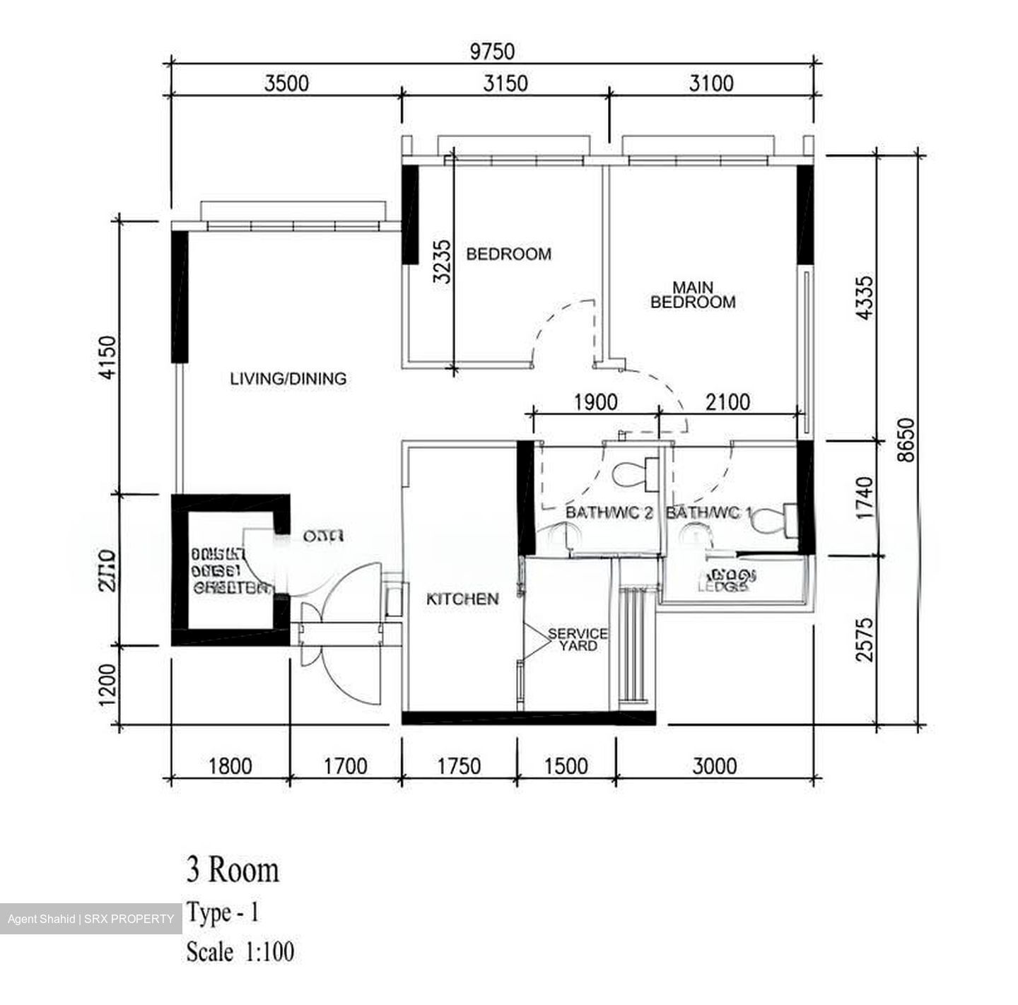 Blk 240A Jurong East Vista (Jurong East), HDB 3 Rooms #530060451
